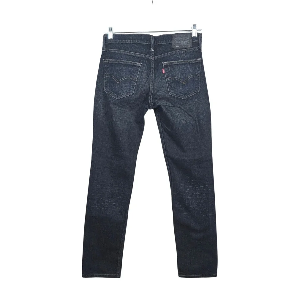 Levi's 511 Slim Fit Jeans Mens 32x32 Dark Indigo Blue Stretch Denim 04511-4172
